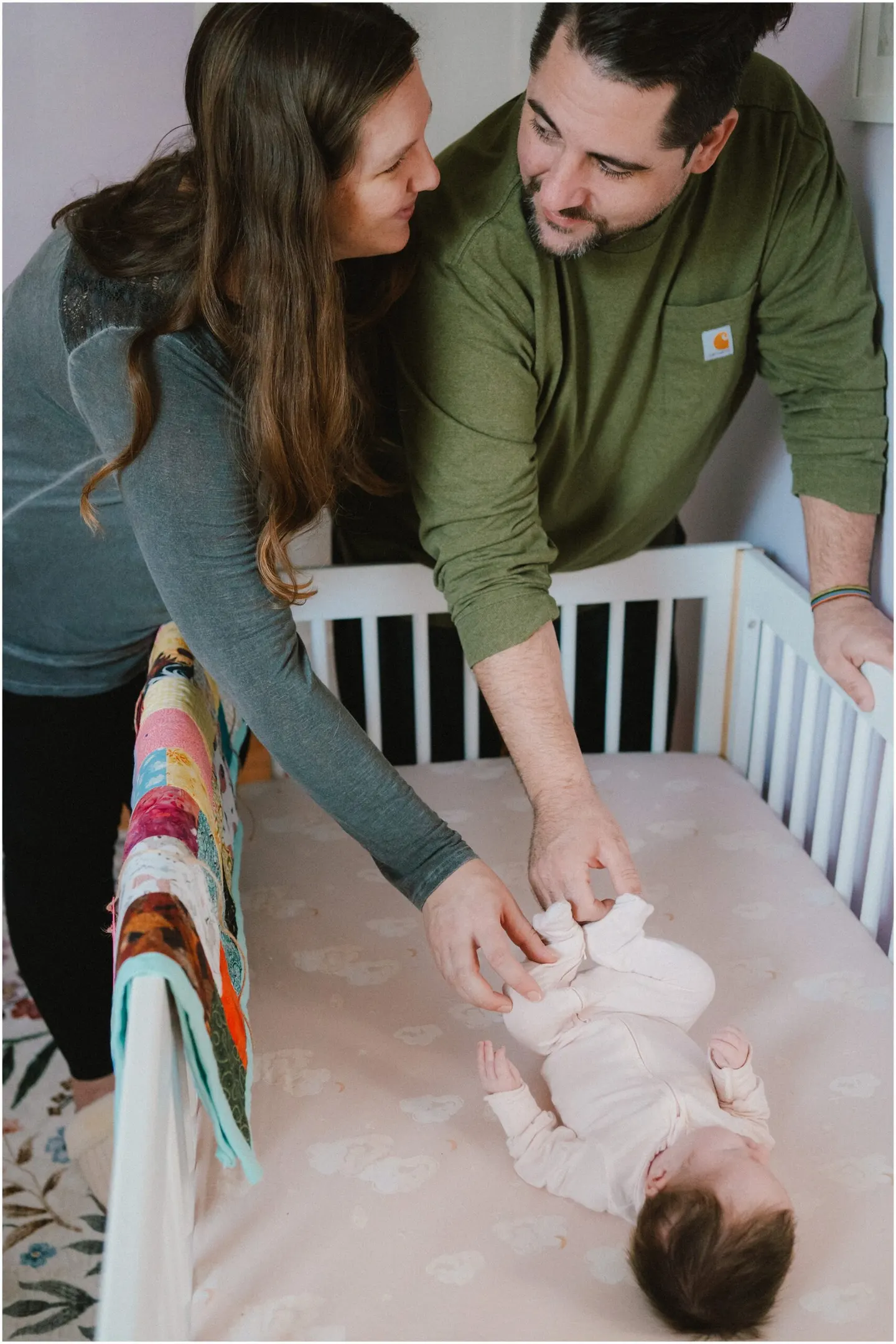 Winter newborn photos in Richmond, VA