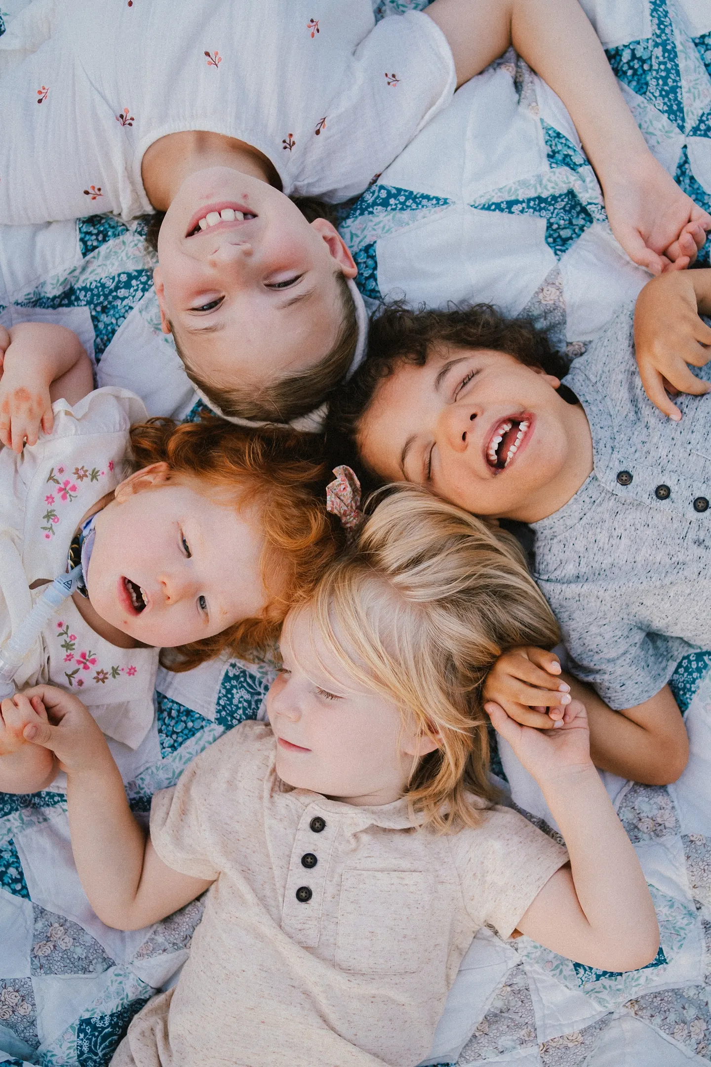 outdoor family photos of kids with special needs