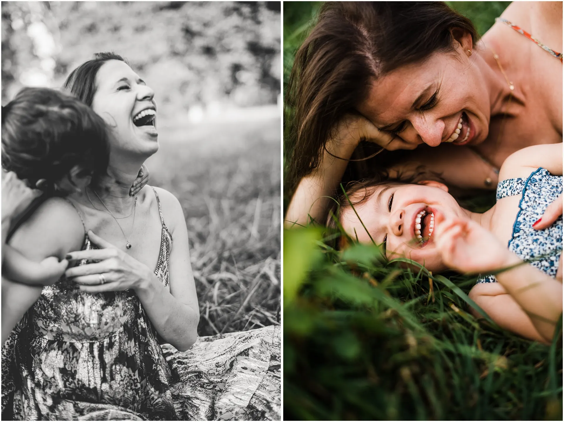natural mother daughter poses and prompts for family photo sessions