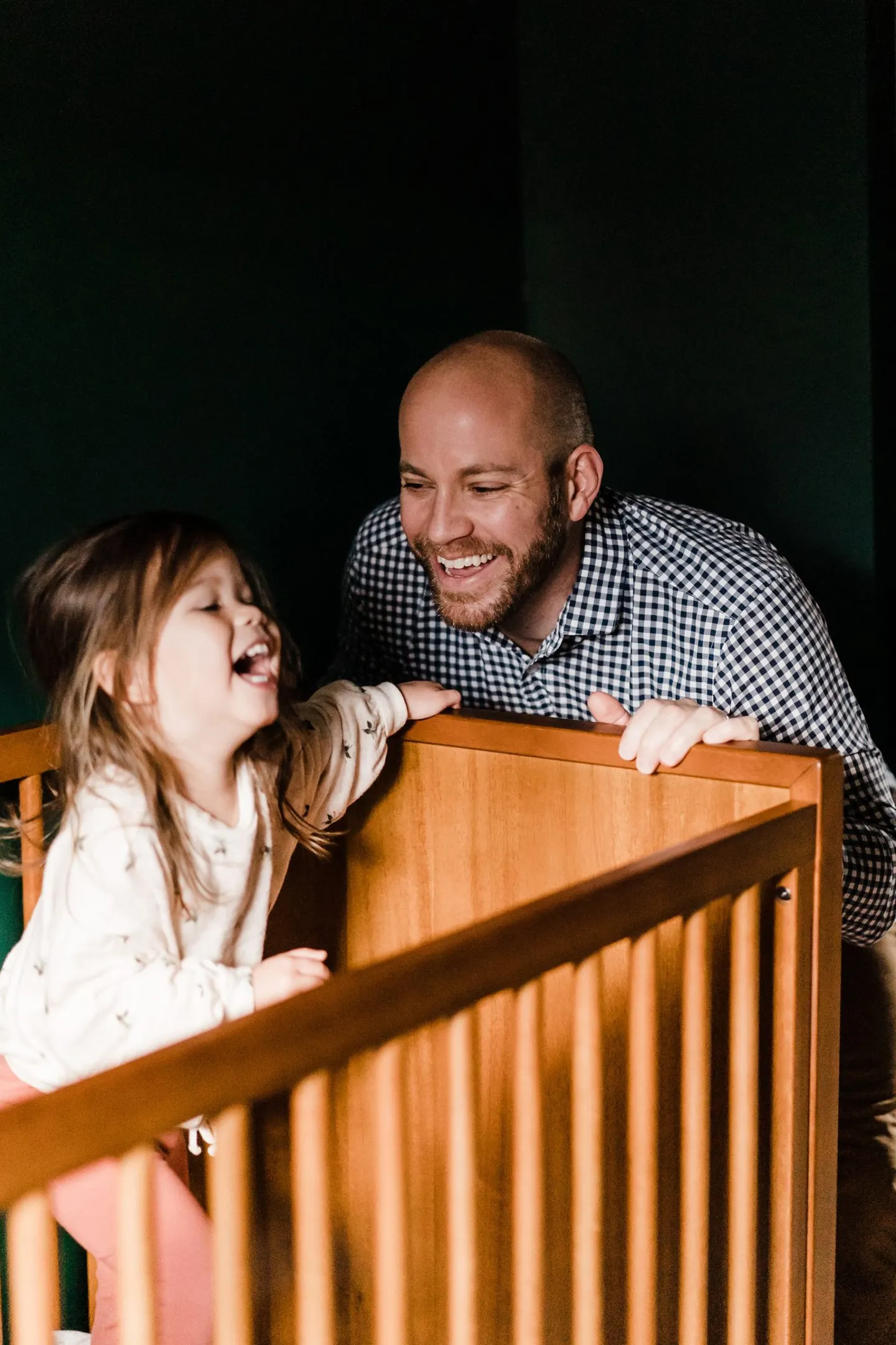 Love in an upside-down world | in-home family photos in Charlottesville