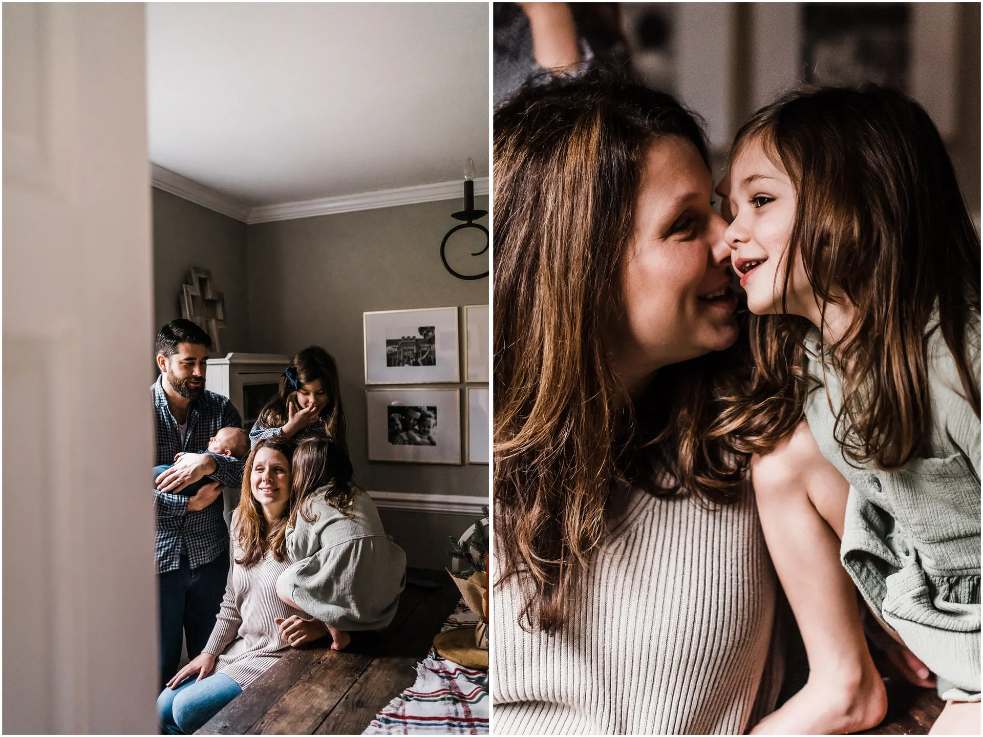 A cozy newborn session at home in Charlottesville