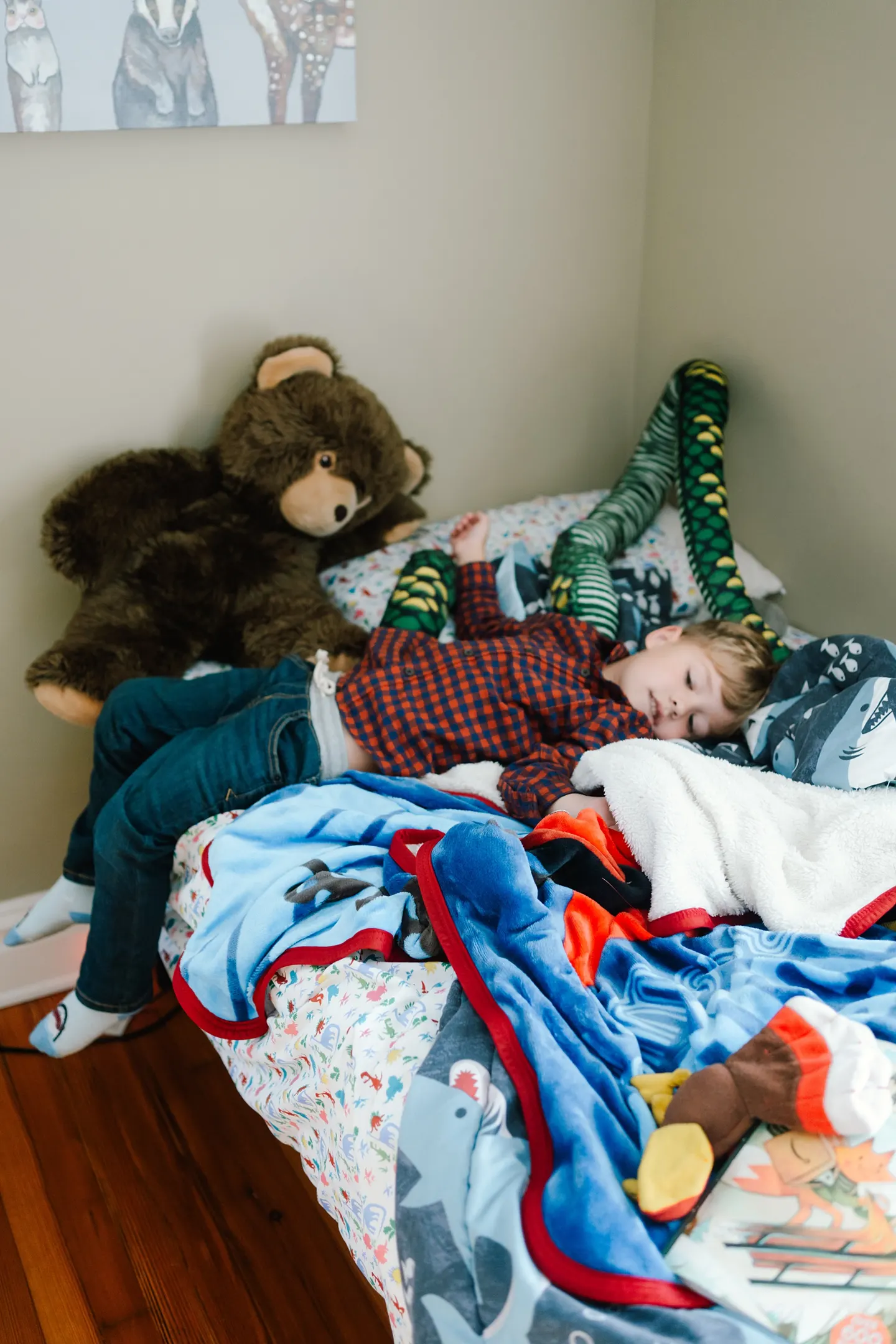 Featured | A home session with four year old and triplets