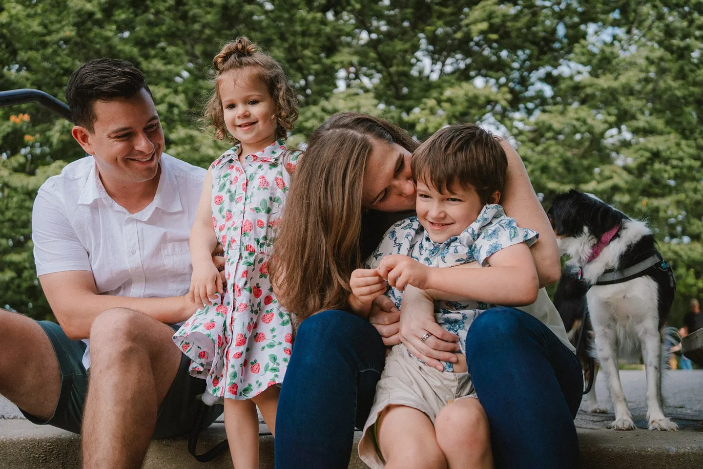 family photos at patterson park