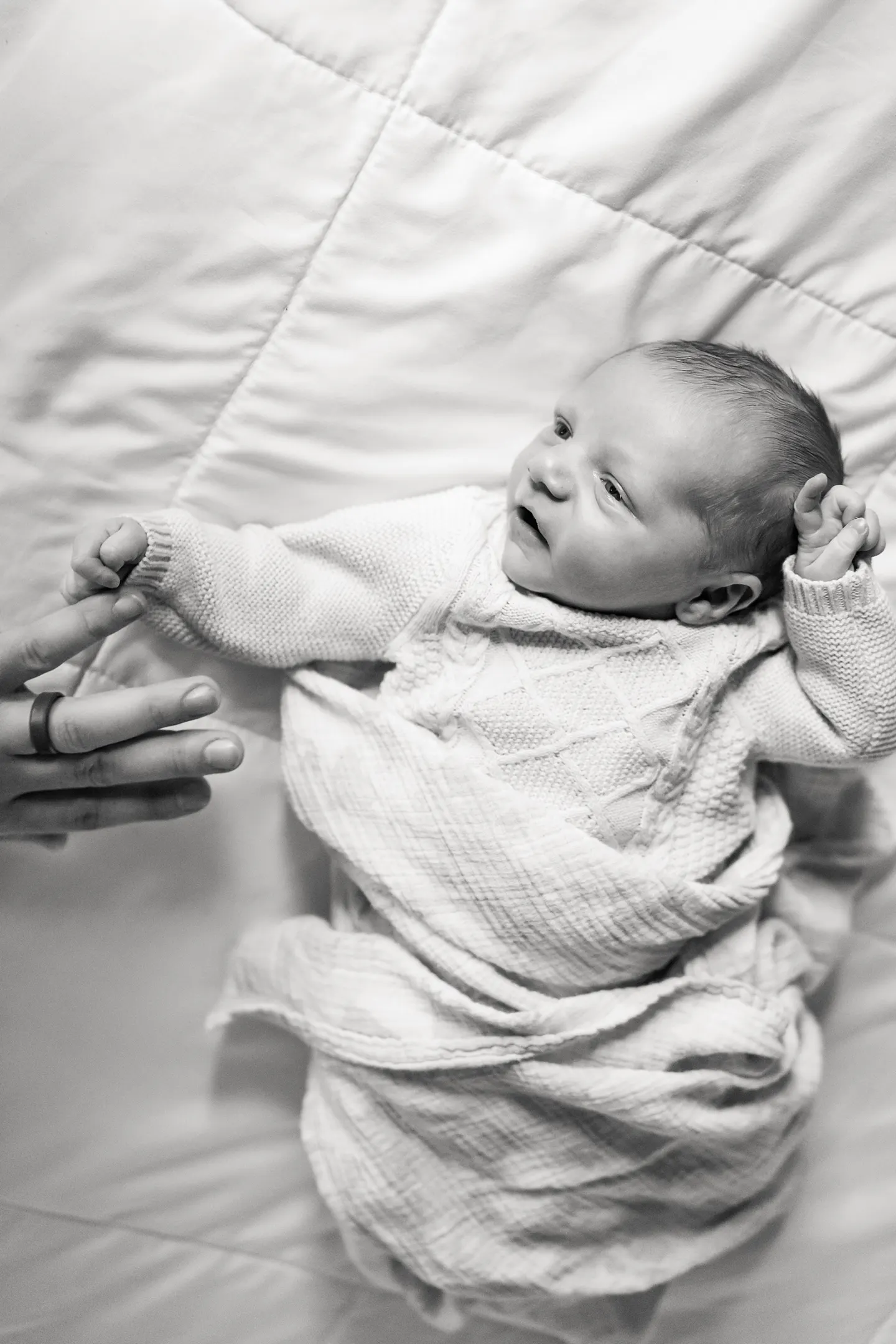 newborn photos at home in charlottesville