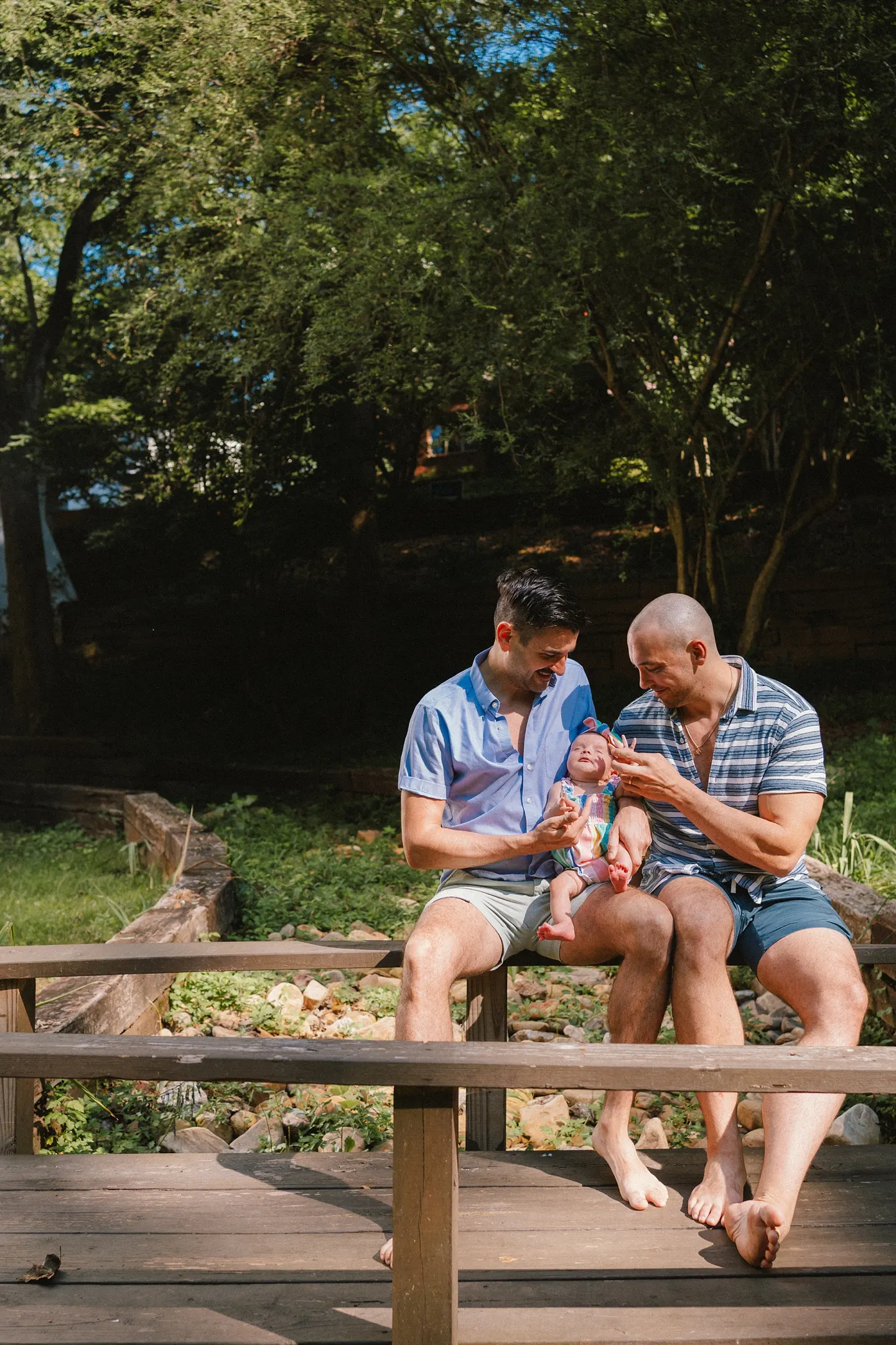 Natural Newborn Photos with Two Dads