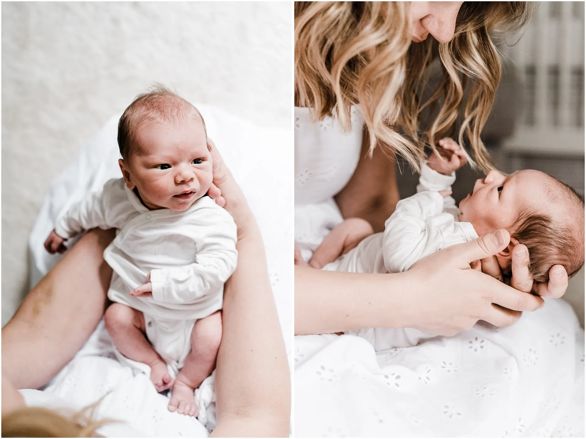 Summer lifestyle newborn photos at home | Charlottesville, VA