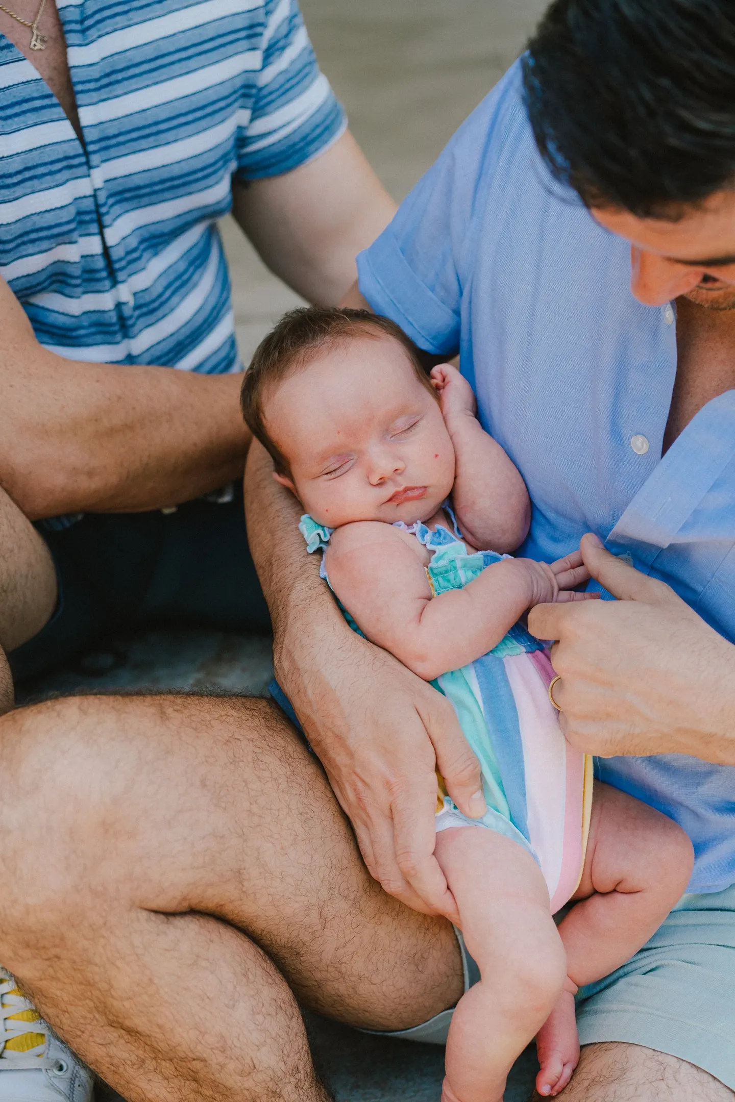 Natural Newborn Photos with Two Dads