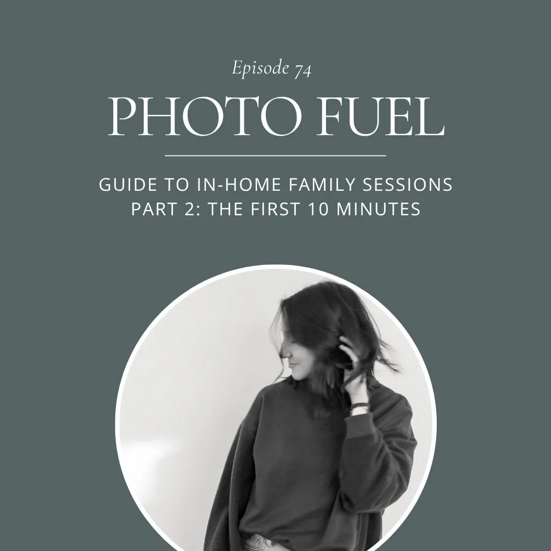 Cover art for "Guide to In-Home Family Photography Part 3: Story Filters" — the Photo Fuel podcast