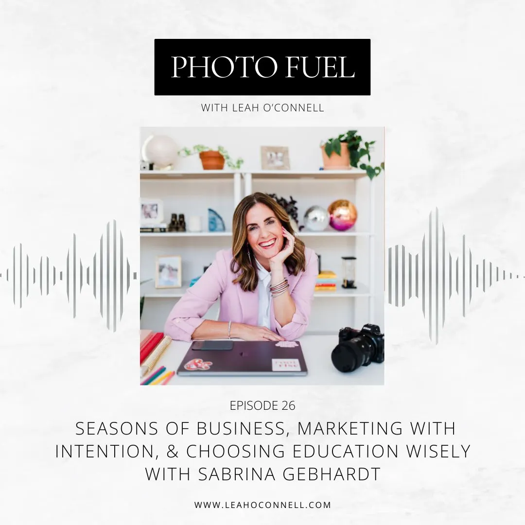 interview with an experienced family photographer about marketing, sustainability, and choosing education wisely