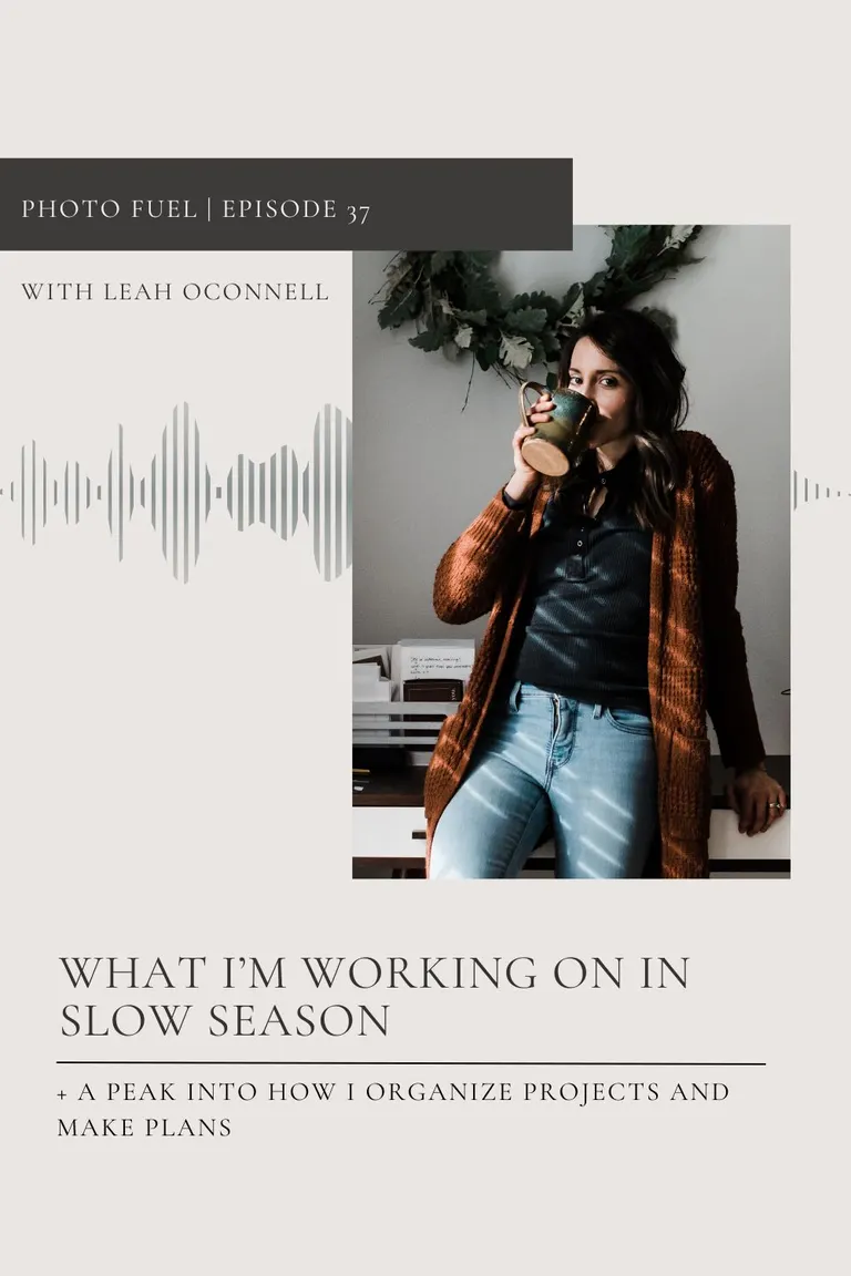 Episode 37: What I’m working on in slow season as a family photographer