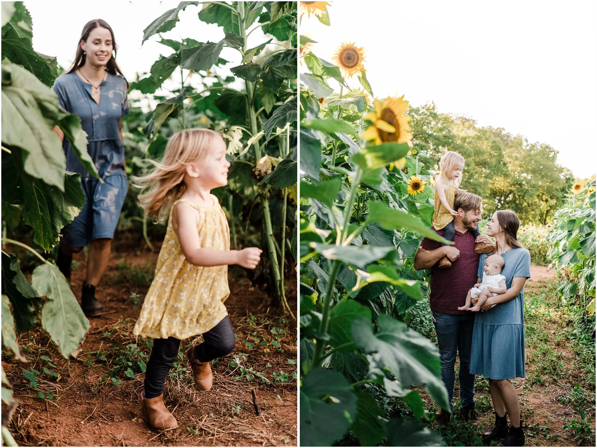 What to wear for outdoor family photos when it’s hot